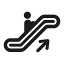 Free Escalator Up Escalator Direction Icon