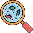 Free Escaneo De Virus Investigacion De Germenes Microbios Icono