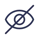 Free Ocultar Ojo Invisible Icono