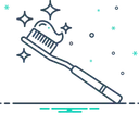 Free Escova De Dentes Higiene Protecao Ícone