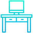 Free Monitor Escritorio Pantalla Icono