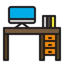 Free Escritorio Oficina Negocios Icono
