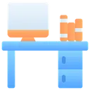 Free Escritorio Espacio De Trabajo Mesa De Trabajo Icono