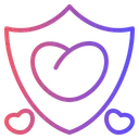 Free Escudo De Amor Proteger Romance Icon