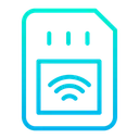 Free SIM Intelligente Automatisation Internet Des Objets Icône