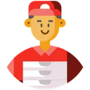 Free Essenslieferant Avatar Kurier Symbol