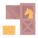 Free Horse Hay Barn Icono