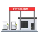 Free Posto De Petroleo Posto De Combustivel Posto De Gasolina Ícone