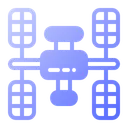 Free Estacao Espacial Satelite Espaco Ícone