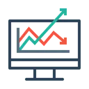 Free Estatica Negocios Analisis Icono