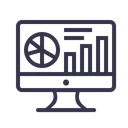 Free Estatica Analise Mercado Ícone