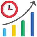 Free Estatisticas De Tempo Relatorio Grafico De Tempo Ícone