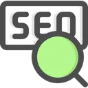 Free SEO Optimizacion De Motores De Busqueda Investigacion Icono