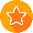 Free Estrela Marcador Favorito Icon