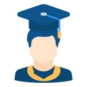 Free Estudiante graduado  Icono