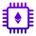 Free Ethereum Chip  Icon
