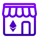 Free Ethereum Shop Shop Crypto Icon