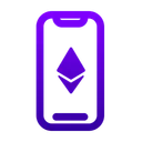 Free Ethereum Smartphone Smartphone Crypto Icon