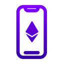 Free Ethereum Smartphone Smartphone Crypto Icon