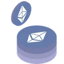 Free Ethereum Stapel Ethereum Ethereum Munze Icon