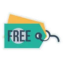 Free Etiqueta Etiqueta Descuento Icono