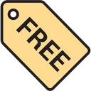 Free Etiqueta gratis  Icono