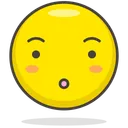 Free Surprendre Visage Smiley Icône