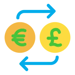Free Euro And Pound Exchange  Icon