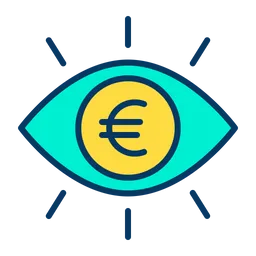 Free Euro-Auge  Symbol