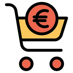 Free Euro Cart  Icon