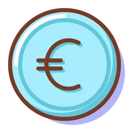 Free Euro Coin  Icon