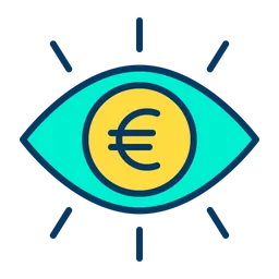 Free Euro Eye  Icon