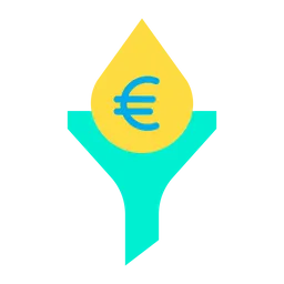 Free Euro funnel  Icon