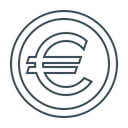 Free Euro Currency Coin Icon