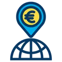 Free Euro Mondo Globale Icon