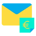 Free Euro Message Message Mail Icon