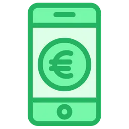 Free Euro Mobile  Icon
