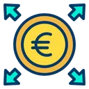 Free Euro Profit Finance Icon