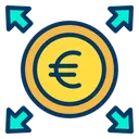 Free Euro Profit Finance Icon
