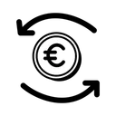 Free Irculation Of Money Eur Pen Draw Icon