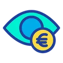 Free Oeil Euro Oeil Euro Icône