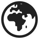 Free Zeigt Europa Afrika Hoch Symbol