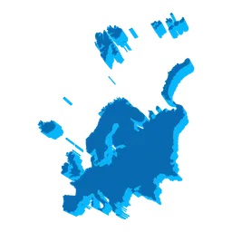 Free Europe Map  Icon