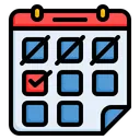 Free Evento Calendario Horario Icono