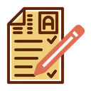 Free Test Education Paper Icon