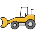 Free Excavator Crane Bulldozer Icon