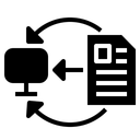 Free Exchange Information Transfer Icon
