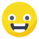 Free Excited Face Happy Icon