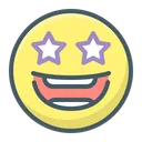 Free Emoji Excited Stars Icon