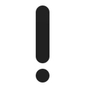 Free Exclamation Mark High Icon